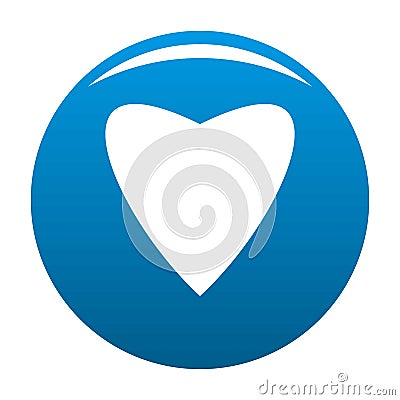 Proud heart icon vector blue Vector Illustration