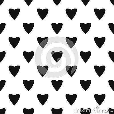 Proud heart pattern seamless vector Vector Illustration