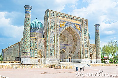 The proud of Samarkand Editorial Stock Photo