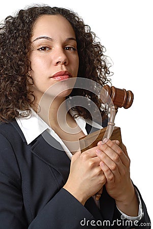Proud young lawyer Stock Photo
