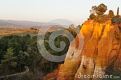 Provence landscape Stock Photo
