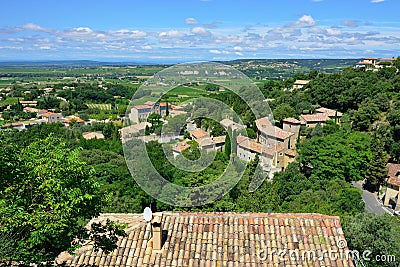 Provence landscape Stock Photo