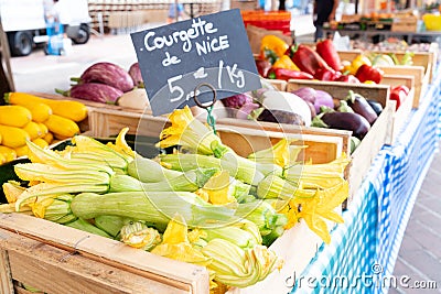 Provence market Stock Photo