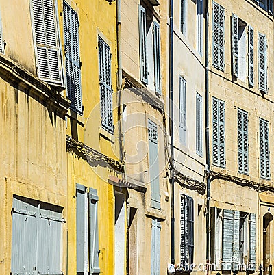 Provence typical city Stock Photo