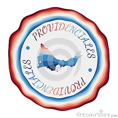 Providenciales badge. Vector Illustration