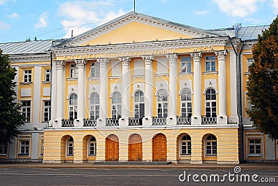 Provincial government offices historic building in Yaroslavl, Russia. Stock Photo