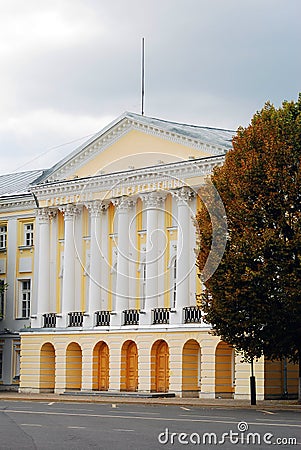 Provincial government offices historic building in Yaroslavl, Russia. Stock Photo