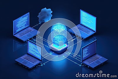 Proxy Data Visualization Stock Photo