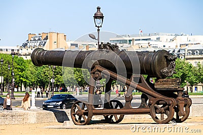 Prussian Cannon Stock Photo