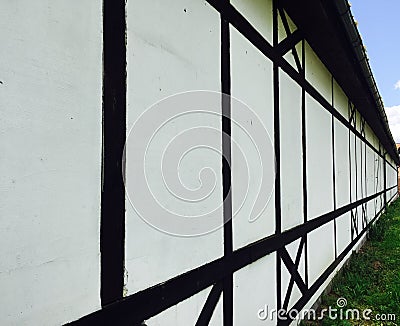 Prussian wall Stock Photo