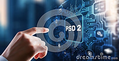 PSD2 Payment Services Directive Open Banking Payment Stock Photo