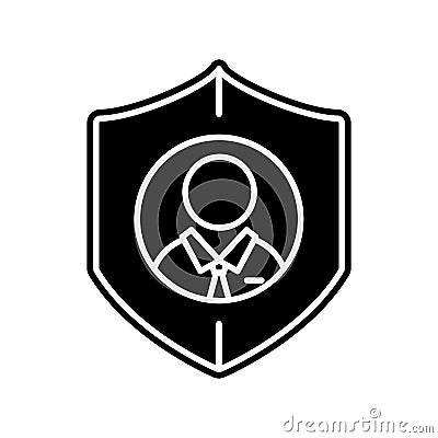 Pseudonymisation, gdpr icon. Element of General data project for mobile concept and web apps icon. Glyph, flat icon for website Stock Photo