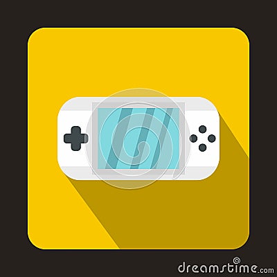 PSP icon, flat style Stock Photo