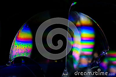 vivid psychedelic spectrum Stock Photo