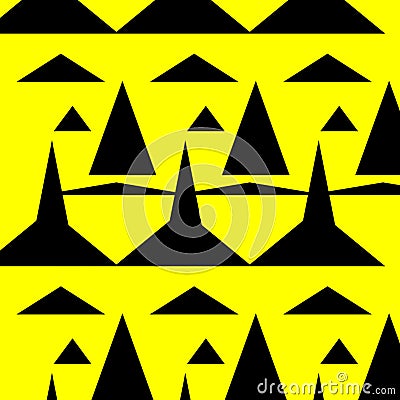 Psychedelic Colored Geometric Seamless pattern Design And Background Stock Photo