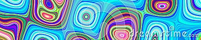 Psychedelic web abstract pattern and hypnotic background, multicolored backdrop Stock Photo