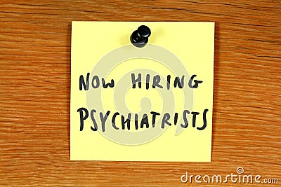 Psychiatry career Stock Photo