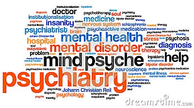 Psychiatry Cartoon Illustration