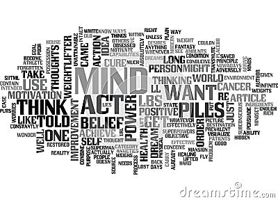 A Psychic Revealed The Hidden Superpowers Of Your Mind Word Cloud Stock Photo