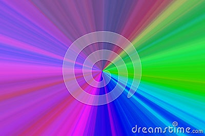 Psycho hypno multicolor lines texture, hypno background with many colors,the lines go to the center abstract texture Stock Photo