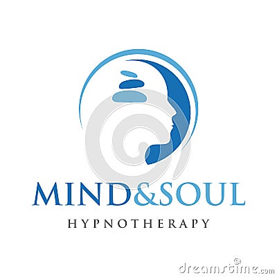 Psychology Logo. Hypnotherapy Logo Design Vector Vector Illustration