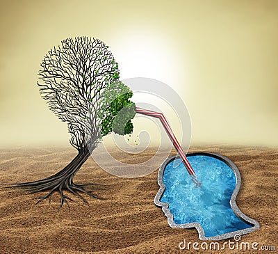 Psychology Treatment Cartoon Illustration