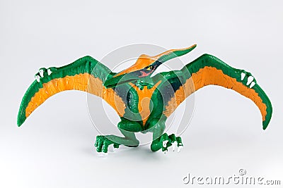 Pterodactyl, dinosaur toy Stock Photo