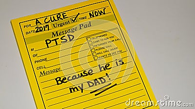 PTSD- Post traumatic stress disorder Stock Photo