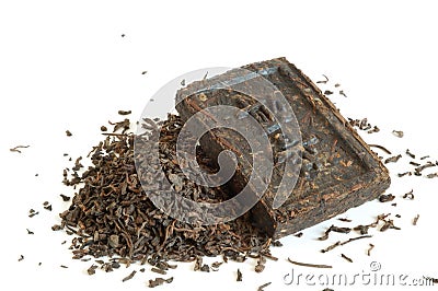 Pu-erh tea Stock Photo