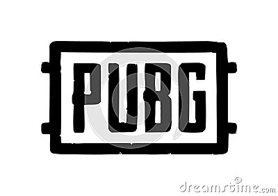 Pubg Online Game Editorial Logo Vector Illustration Editorial Stock Photo