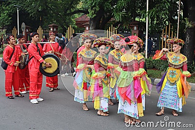 The public is enthusiastic about seeing art and cultural performances Editorial Stock Photo