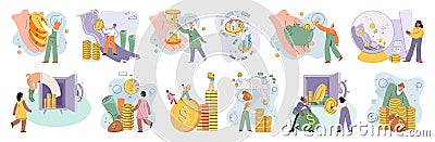 Public finance. Economic analyses shape decisions regarding public finance strategies Vector Illustration