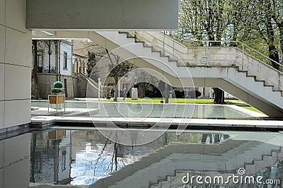 Public library Florbela Espanca Matosinhos Portugal Editorial Stock Photo