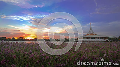 Public park, Suanluang Rama 9, Bangkok Thailand Stock Photo