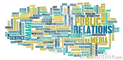 Public Relations Stock Photo