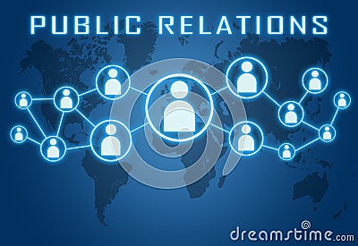 Public Relations Stock Photo