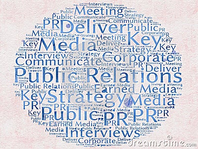 Public Relations Stock Photo