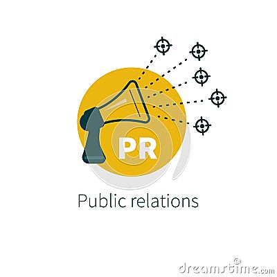 Public relations vector Vector Illustration