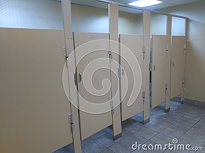 A Public Restroom Stock Photo