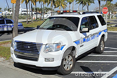 Public Safety Aide Truck Editorial Stock Photo