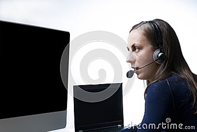 Public Safety Answering Point Stock Photo