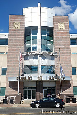 Public Safety Building Editorial Stock Photo