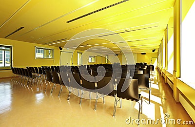 Public school, classroom interior Stock Photo