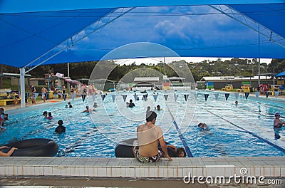 Public Swimming Pool Editorial Stock Photo