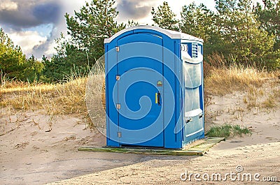 Public toilet Stock Photo