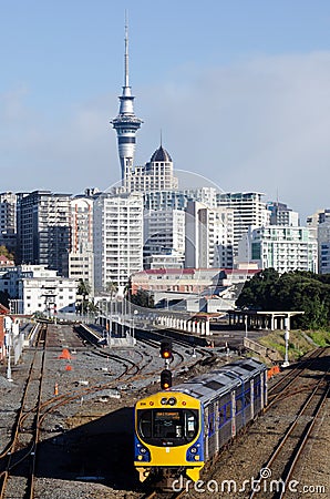 Public transport in Auckland Editorial Stock Photo