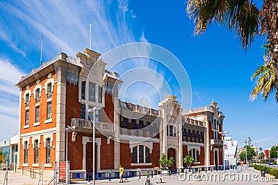 Public Varadero in the La Marina de ValÃ¨ncia area, Spain Editorial Stock Photo