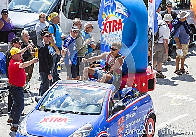 Publicity Caravan Detail - Tour de France 2015 Editorial Stock Photo