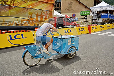 Publicity Caravan, Tour de France 2017 Editorial Stock Photo