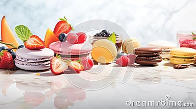 pudding gourmet dessert food Cartoon Illustration